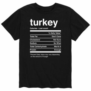 Instant Message Thanksgiving Nutritional Facts T-Shirt