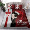 Santa Claus Reindeer Christmas Dovet Cover Bedding Set