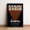 Rammstein Barcelona June 11 2024 Estadi Olimpic Spain Event Poster 2